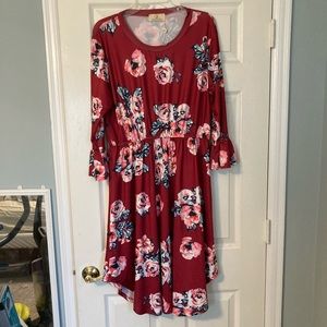 Light floral dress